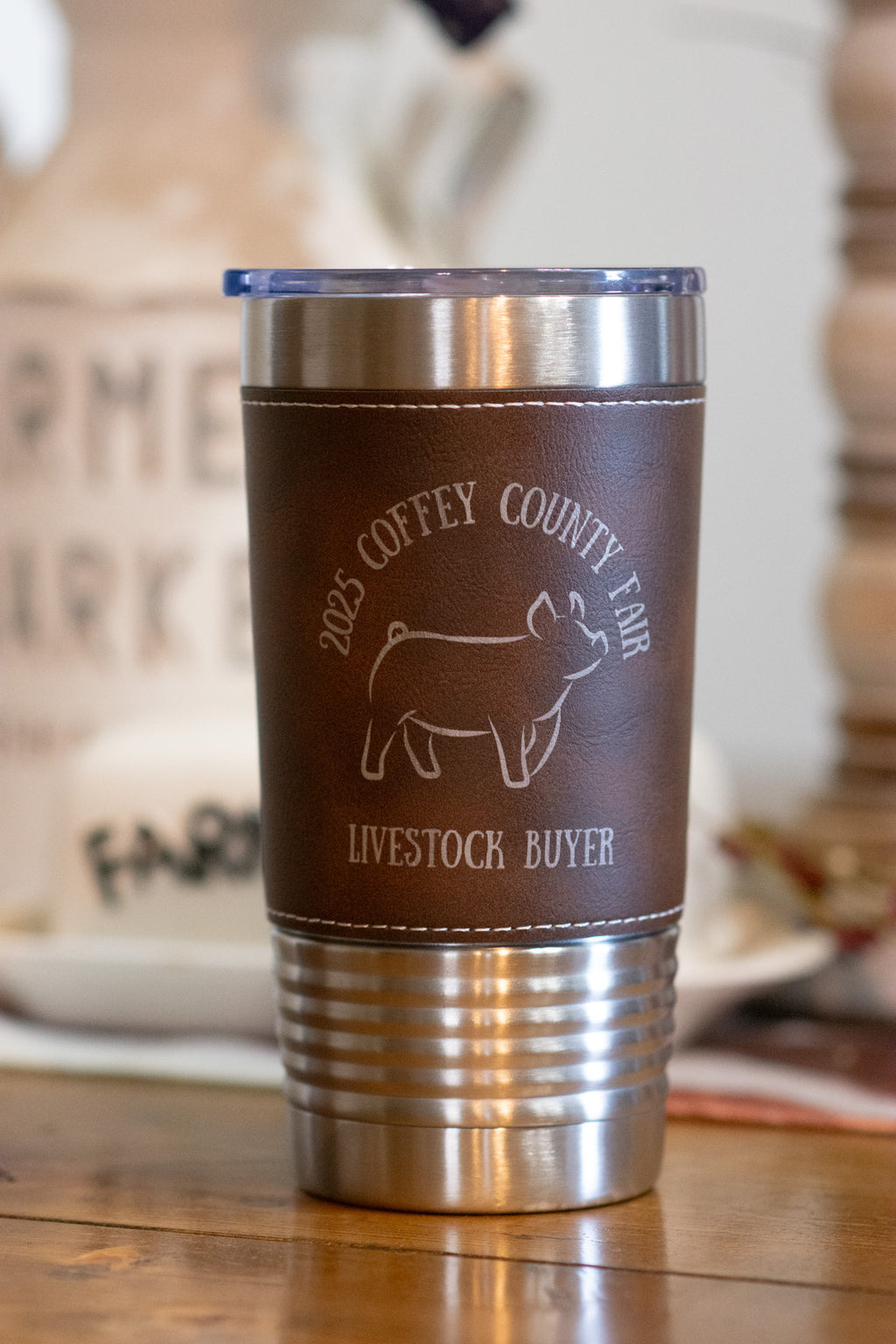 Leather Wrap Tumbler