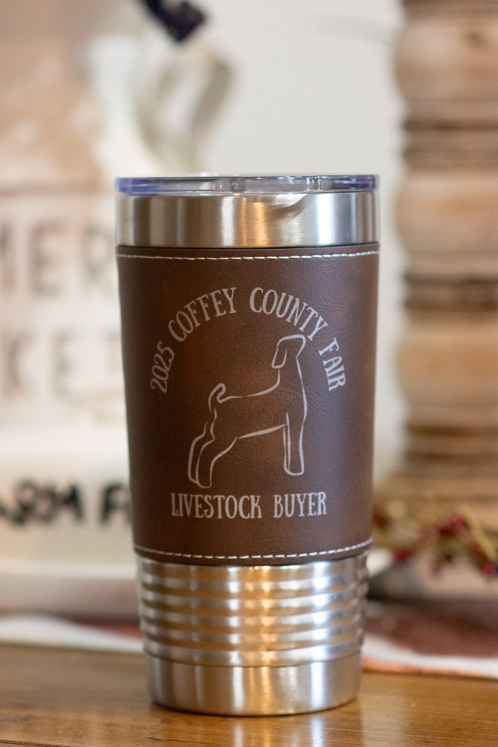 Leather Wrap Tumbler