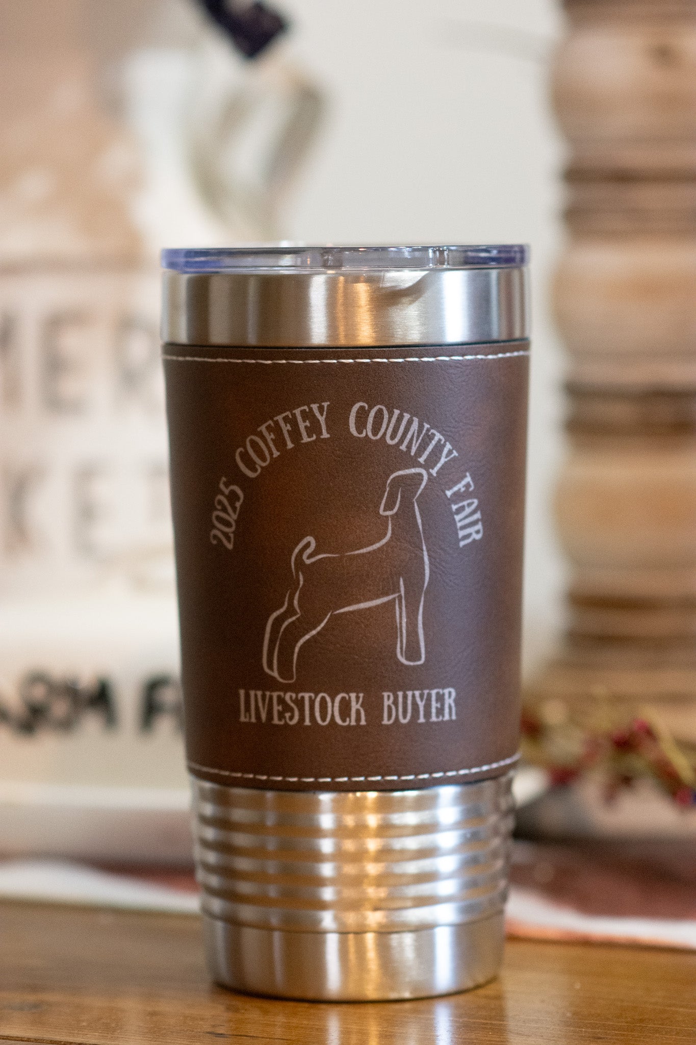 Leather Wrap Tumbler