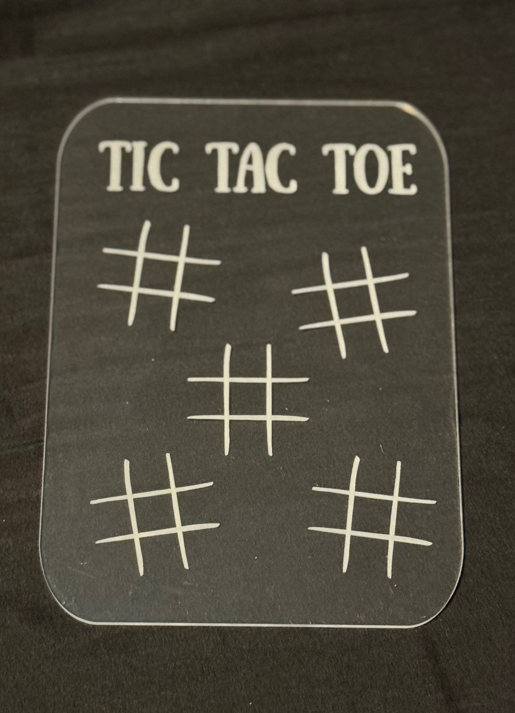 🎒 Acrylic Travel Games 4-Pack