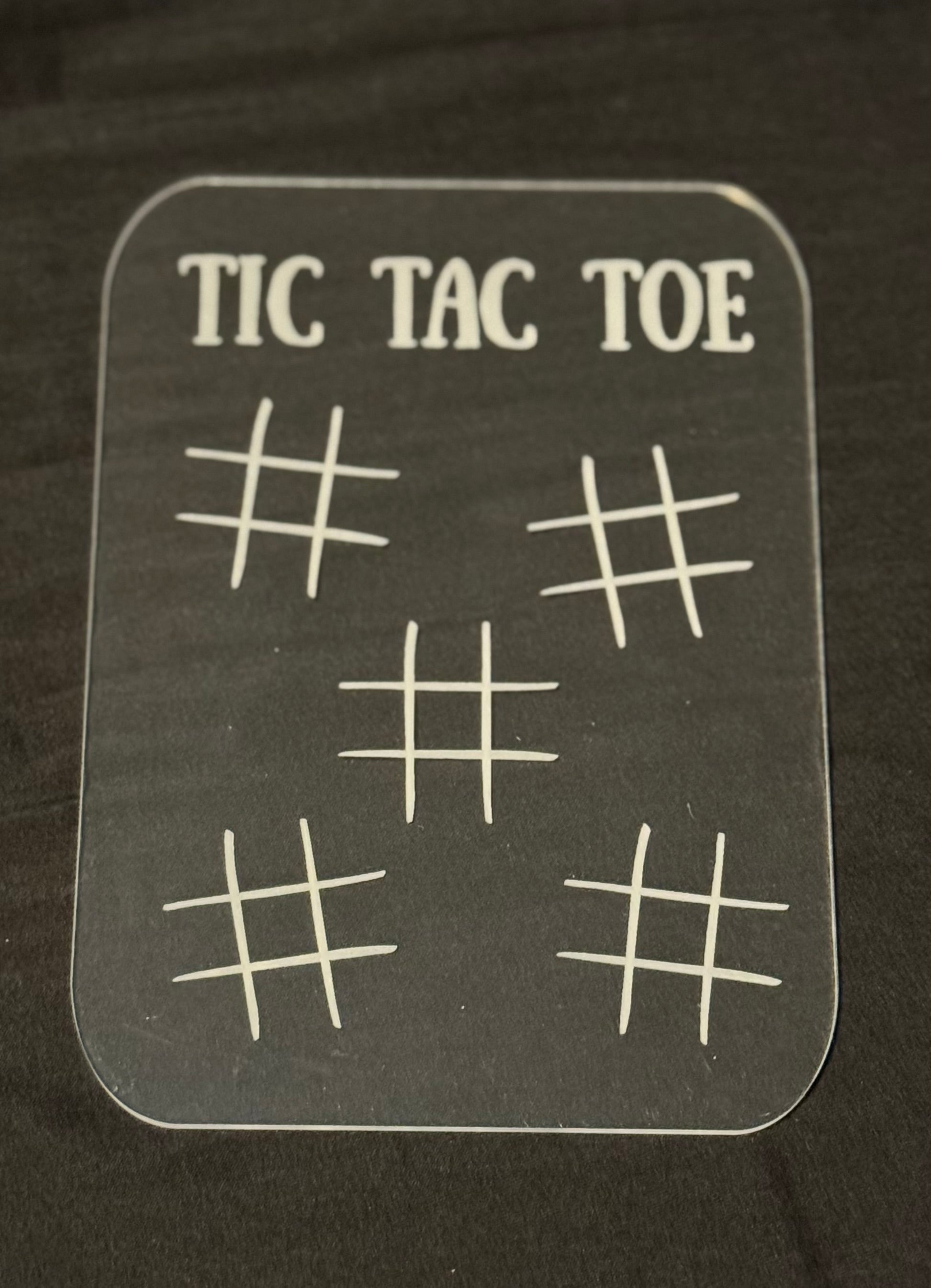 🎒 Acrylic Travel Games 4-Pack