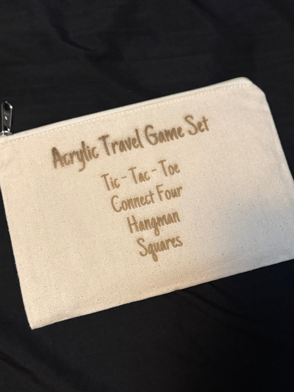 🎒 Acrylic Travel Games 4-Pack