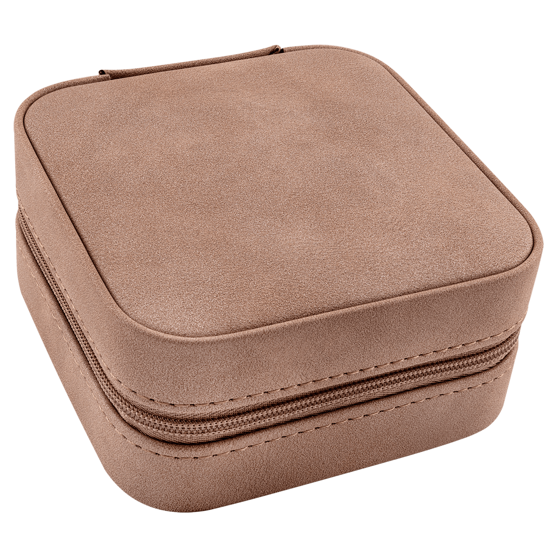 Custom Engraved Leatherette Travel Jewelry Box