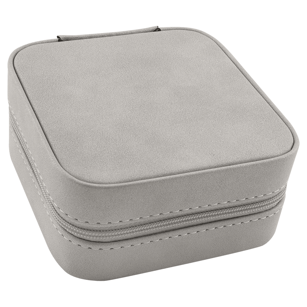 Custom Engraved Leatherette Travel Jewelry Box