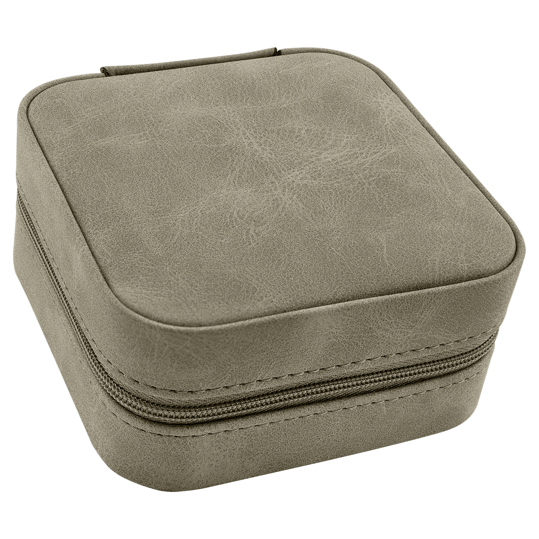Custom Engraved Leatherette Travel Jewelry Box
